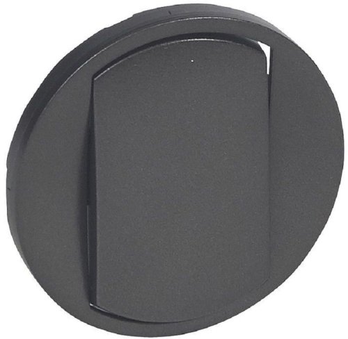 Лицевая панель Legrand Celiane для 1-кл. выключателя графит картинка